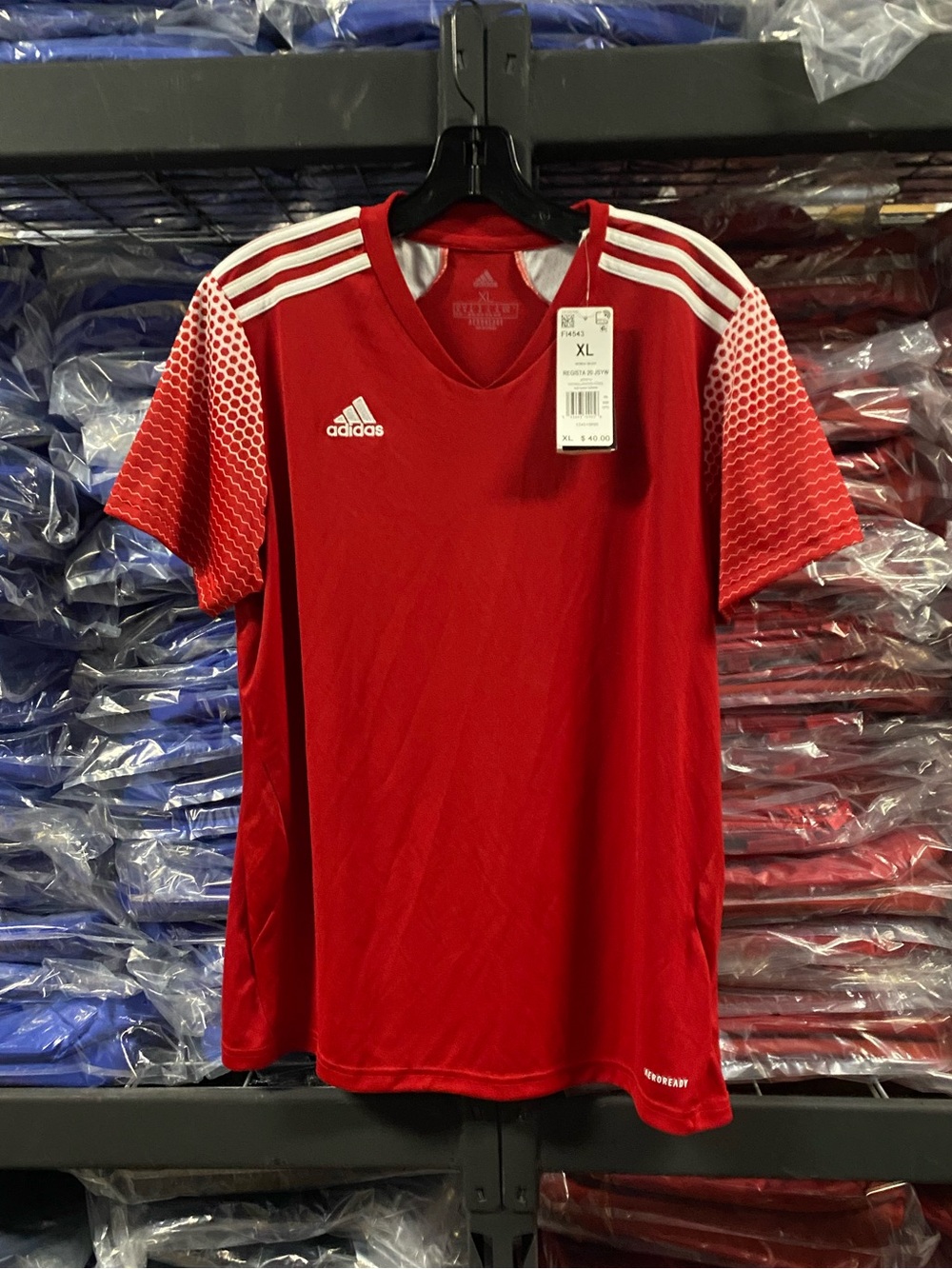 Adidas Regista 20 Soccer Jersey NWT Women’s XL Red/White Aeroready FI4543